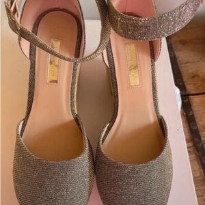 Elegant Glitter Strap Heels for Women